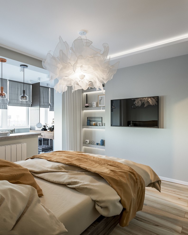 Визуализация спальни для для студии kv-design