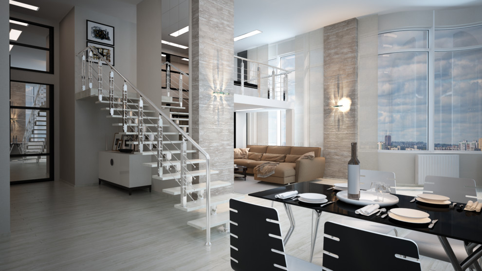 Однокомнатная квартира, высота потолка 4 м