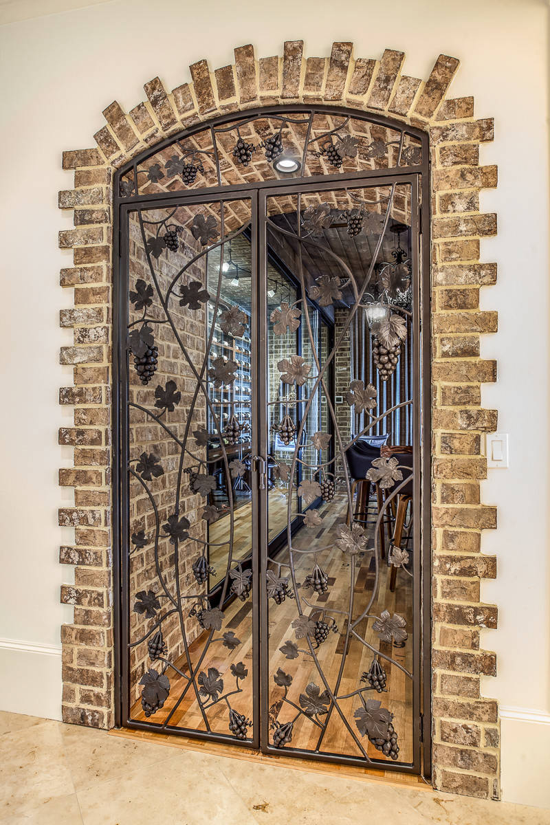 Beautiful Wine Room Entry