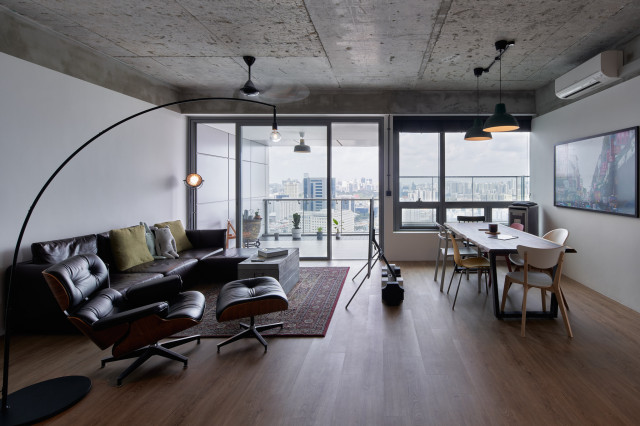 SC | Condominium eklektisk-dagligstue