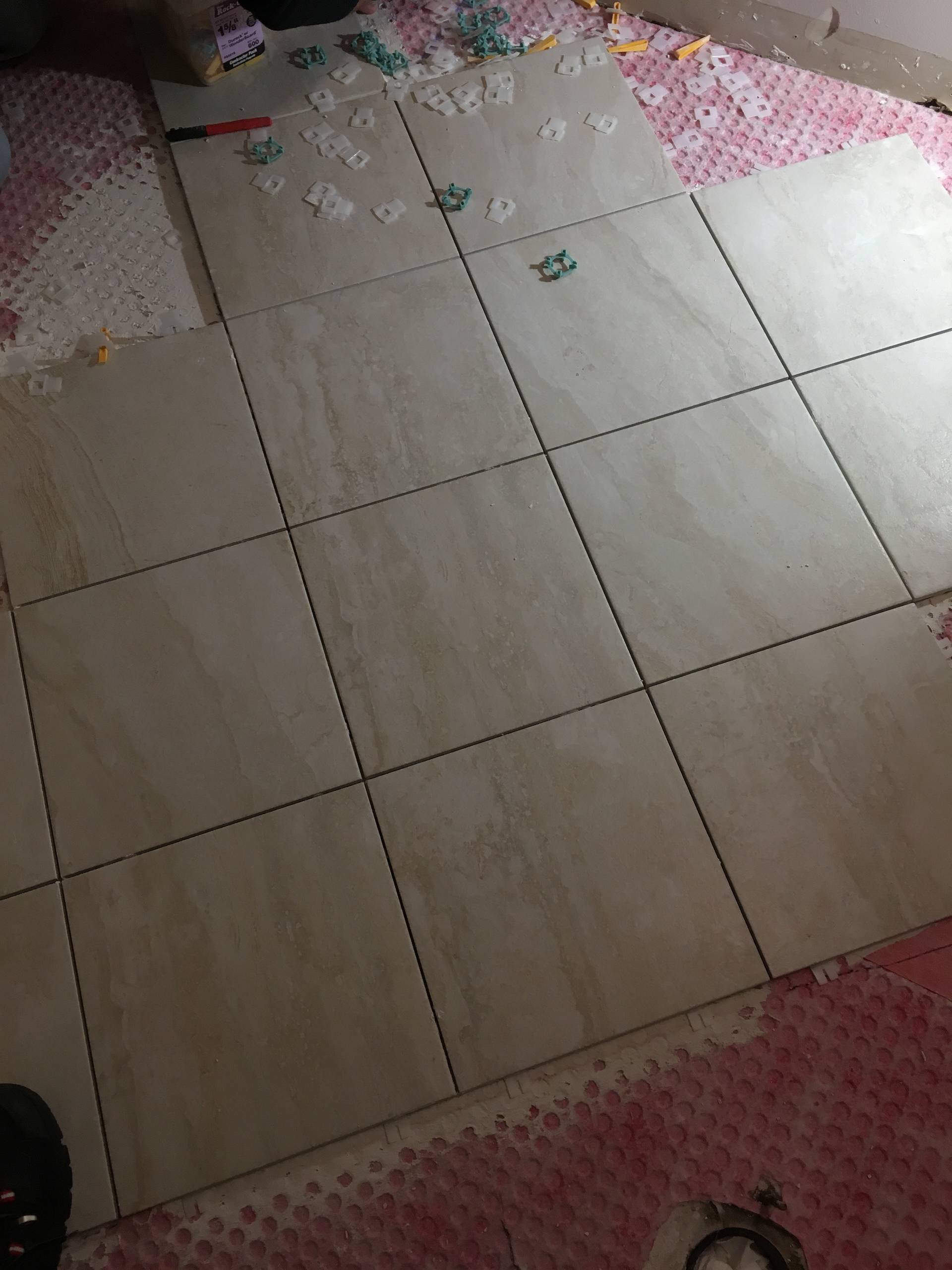 Basement bathroom remodel