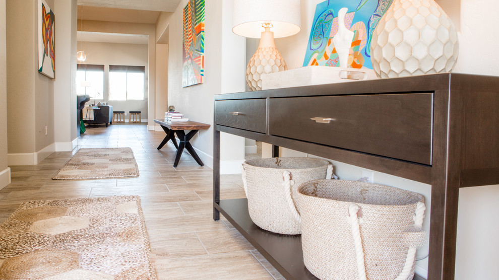 Transitional entryway photo in Phoenix