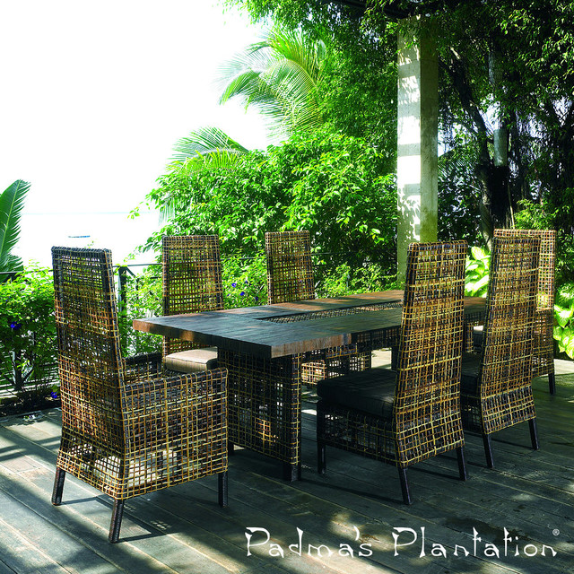 Padma's Plantation Emperor Outdoor Arm Dining Chair