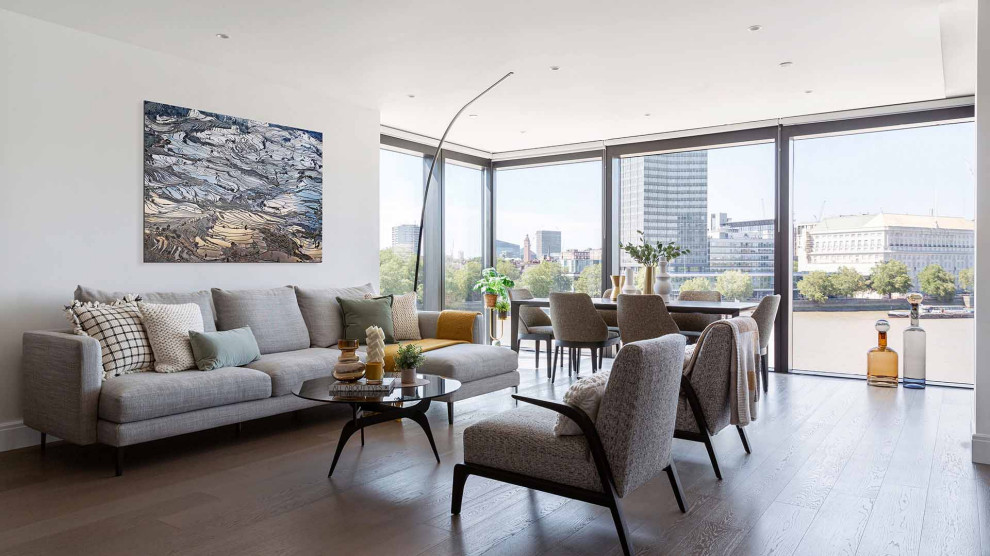 Luxury Riverside Apartment Interior Design in Central London