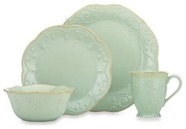 Lenox French Perle 4-Piece Place Setting in Ice Blue
