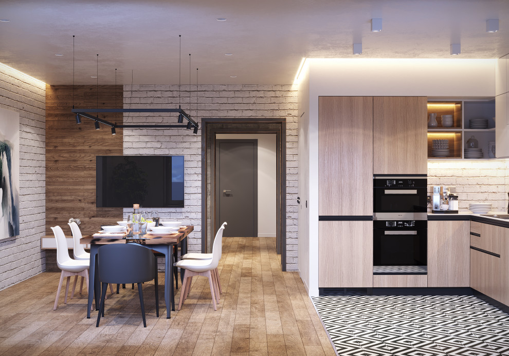 Дизайн квартиры в индустриальном стиле