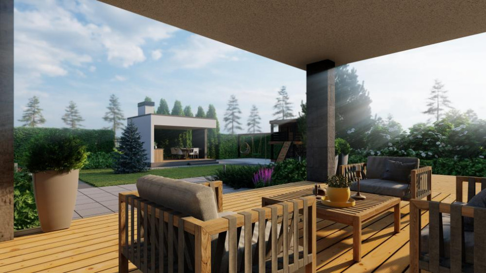 Проект сада в д. Липки Одинцовского района Московской области.