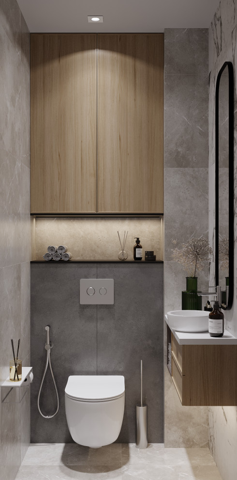 Визуализация интерьера санузла 1,7 кв. м