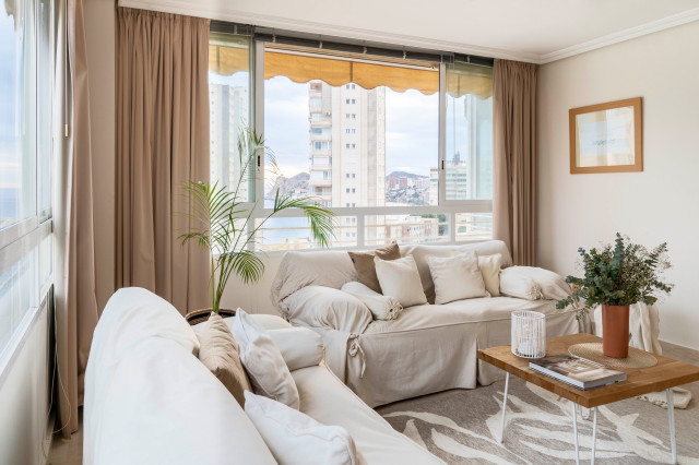 Home Staging en Benidorm primera linea. salon