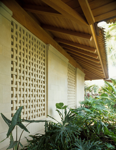 Stone Screen tropisch-haeuser