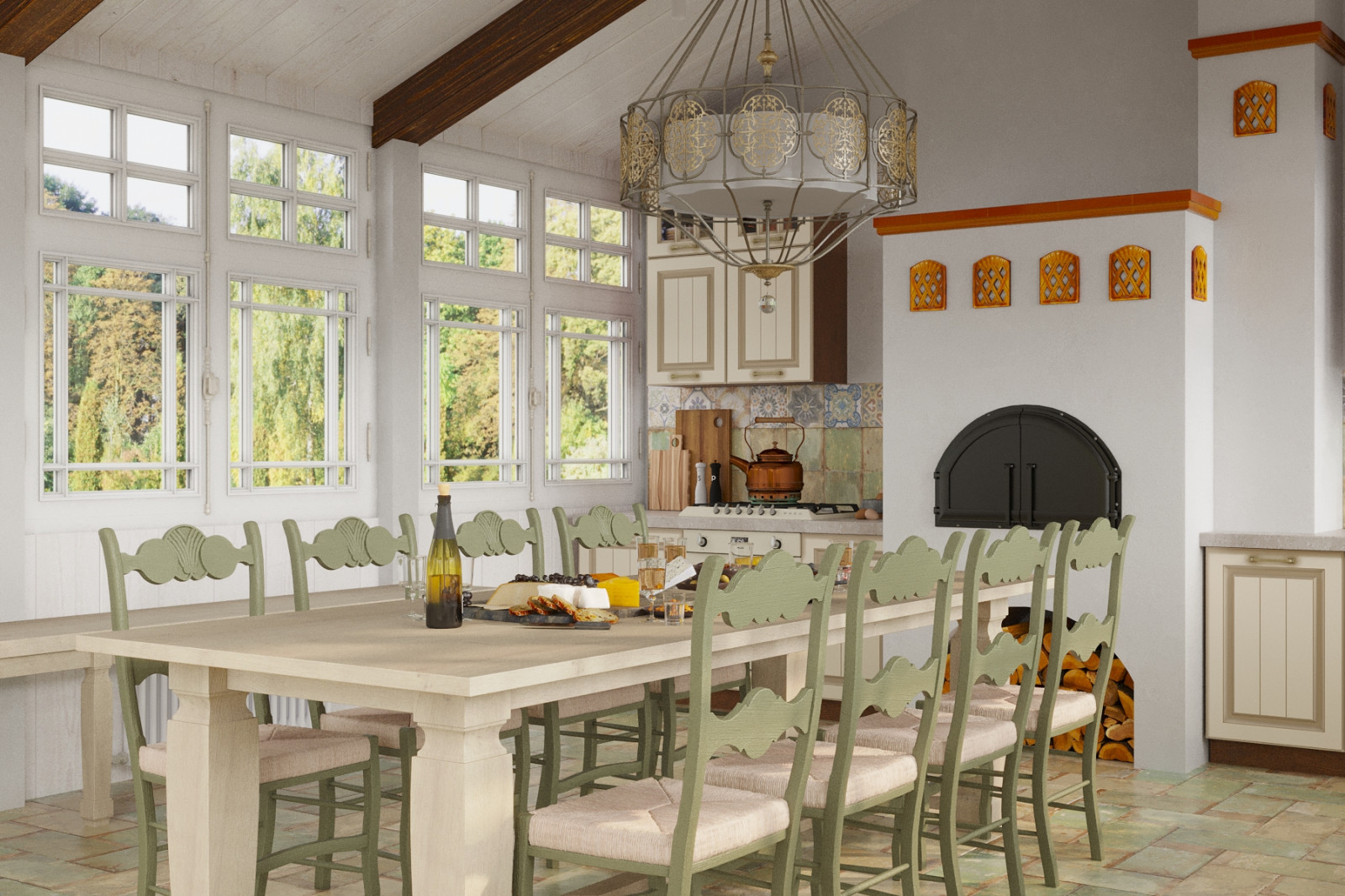 Летняя кухня на приусадебном участке