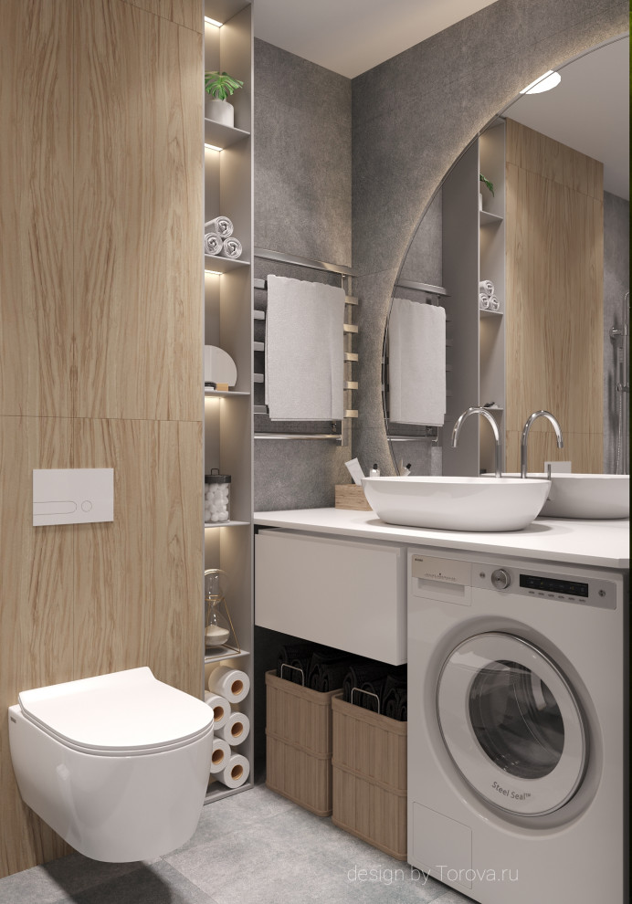 Санузел для 1-комнатной квартиры