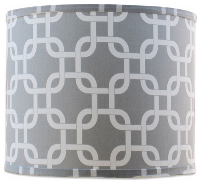 Chevron Lamp Shade Grey Design Ideas Gray Chevron Lamp Shade Contemporary Shades By Doodlefish