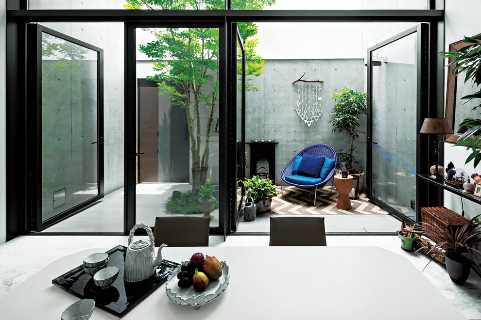 Modern home design in Tokyo.