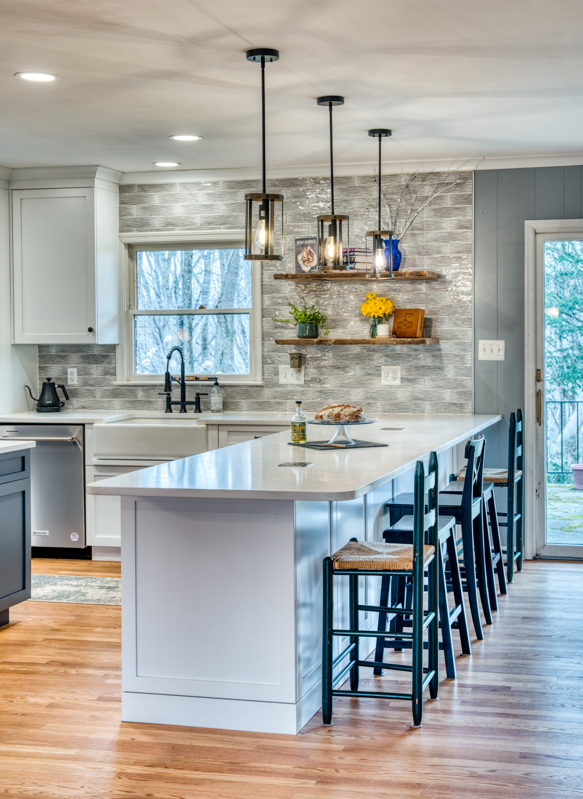 Montford- Modern Day Two Tones Kitchen with a Mix of Farmhouse