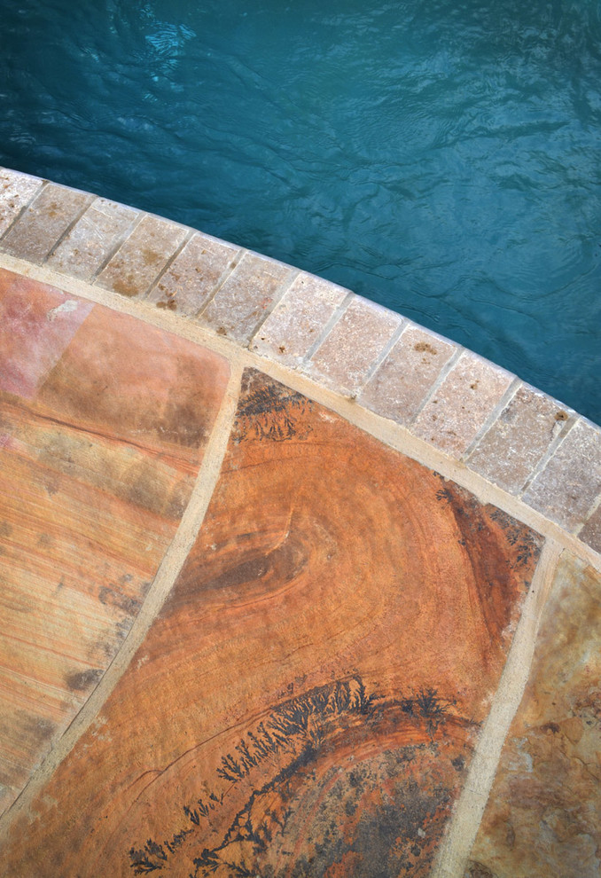 Inspiration for a transitional pool remodel in Atlanta