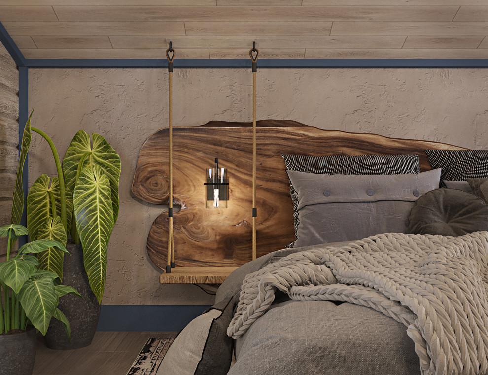 Брусовый дом выходного дня в Кантри стиле