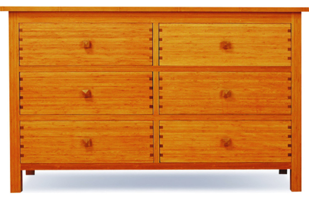 Greenington Hosta Six Drawer Dresser, Caramelized