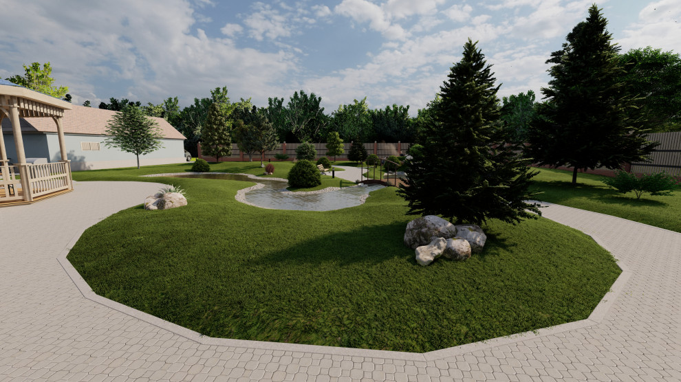 Визуализация частного участка