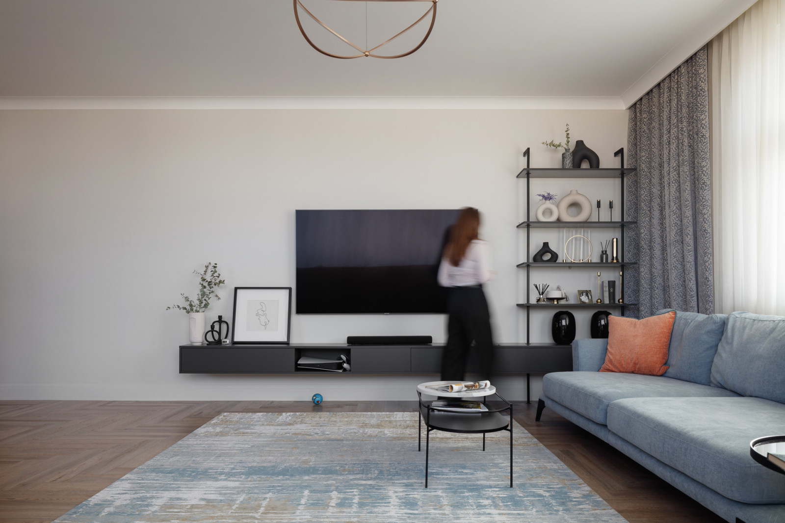 Интерьер с акцентами