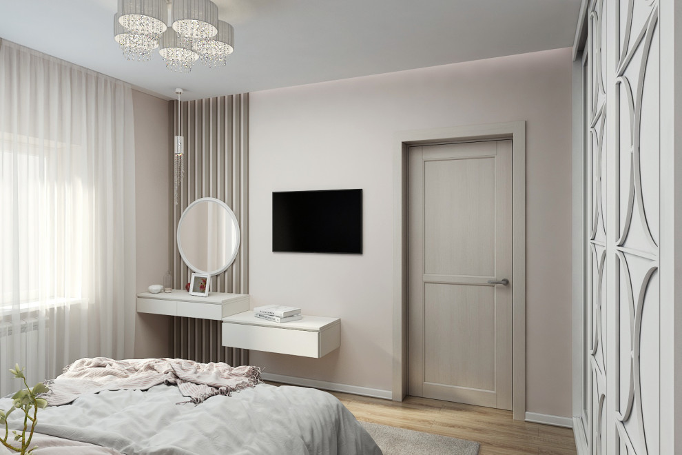 СПАЛЬНЯ С МРАМОРНЫМ РИСУНКОМ