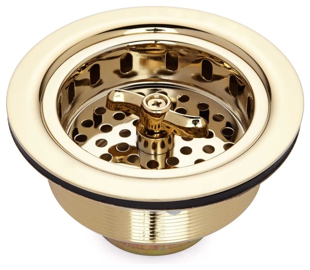 Signature Hardware 900407 31/2" Wing Nut Basket Strainer for Sinks up to 1/2" Kitchen Fixture