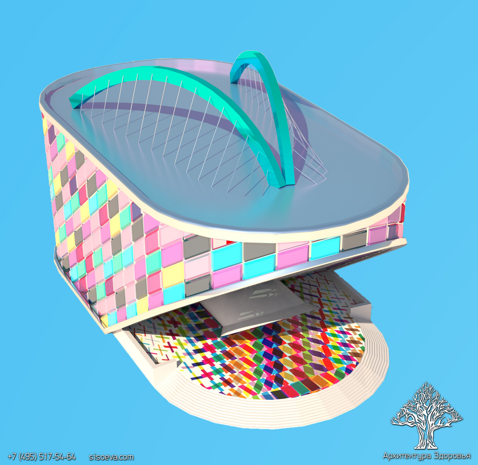 Конкурсный проект - Лаборатория поп-культуры в Токио "POKKURI-BIRU"