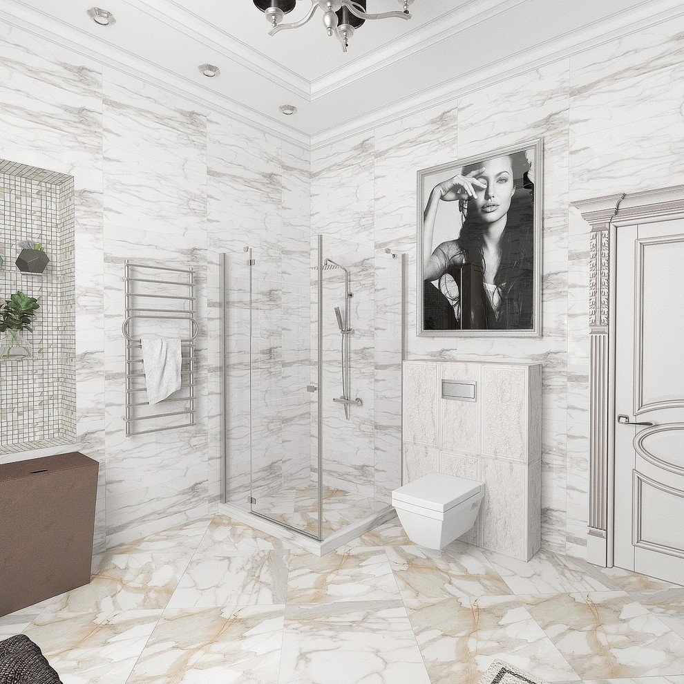 Дизайн дома площадью 93 кв.м в классическом стиле