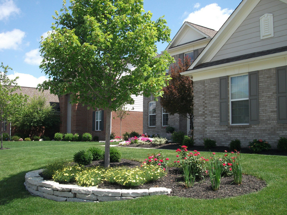 This is an example of a traditional garden in Indianapolis.