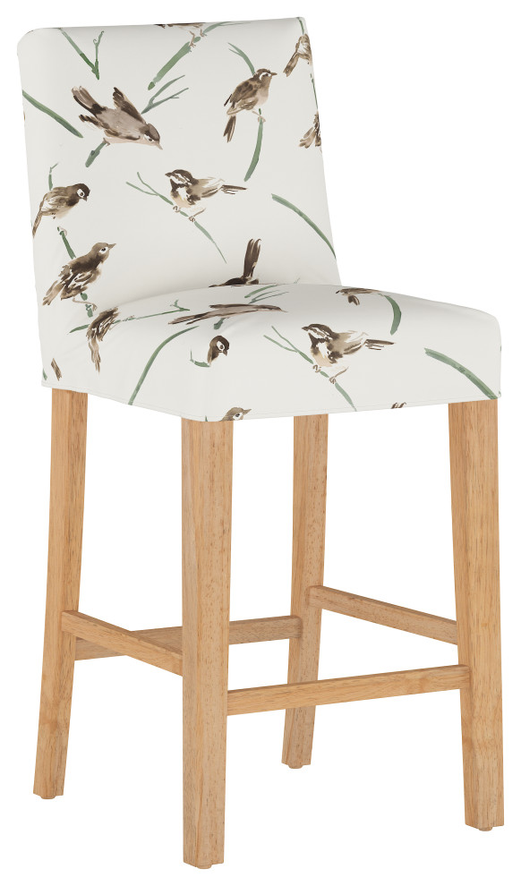 Hampton Slipcover Bar Stool Transitional Bar Stools And Counter