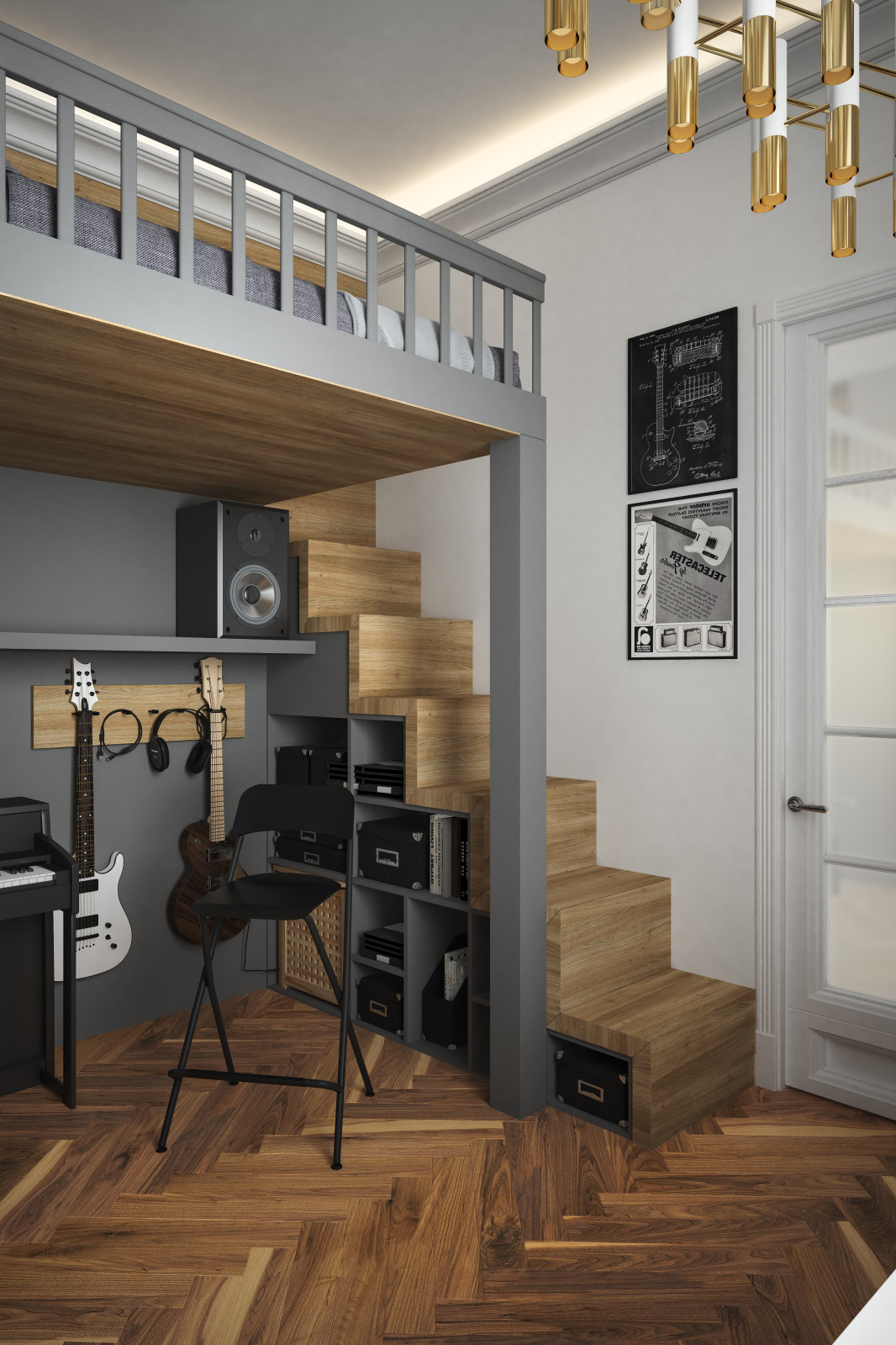 Дизайн и ремонт квартиры на Никитском бульваре — Воздушный замок