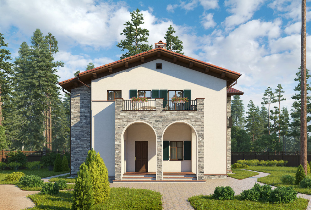 проект дома в СРЕДИЗЕМНОМОРСКОМ стиле