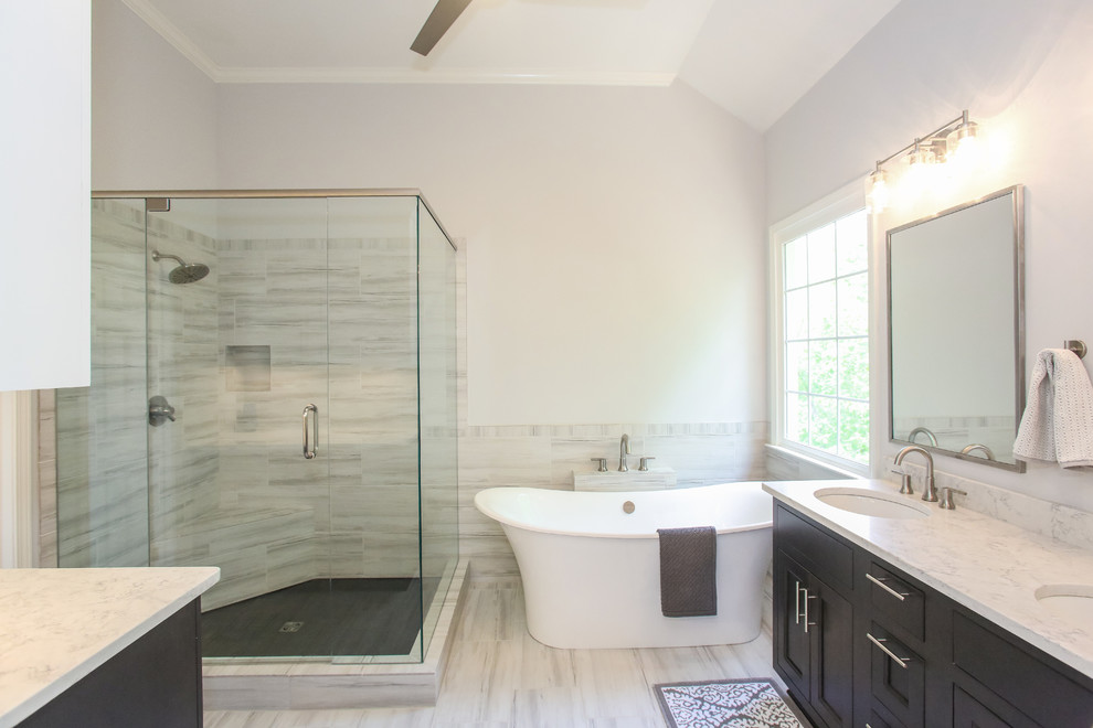 Hoschton Master Bathroom Remodel - Transitional - Bathroom - Atlanta ...