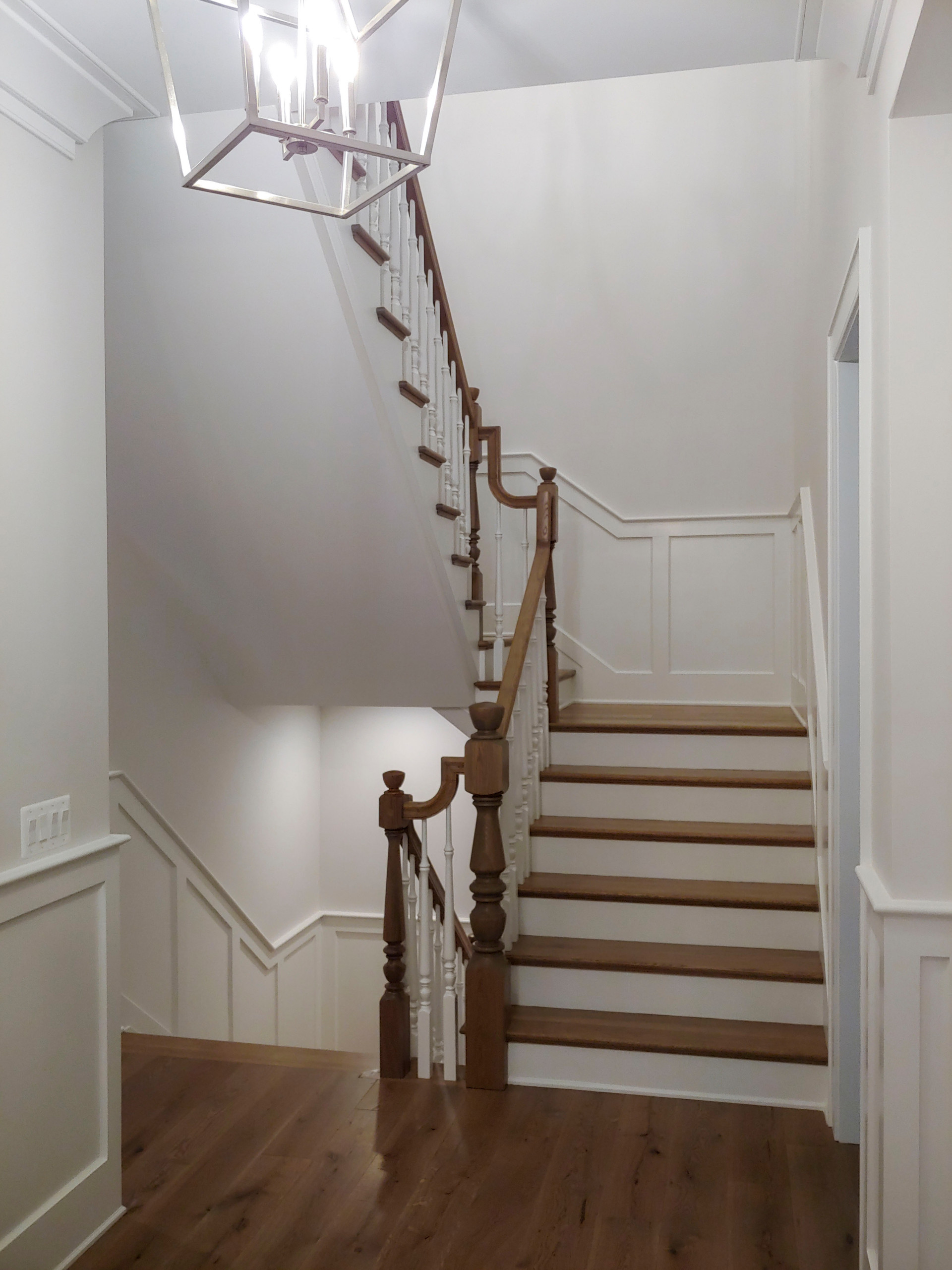 103_Classic Staircase with Stunning Handcrafted Oak Railing System, Aldie VA 201