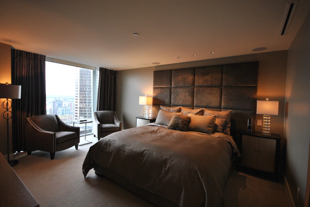Downtown Vancouver condo Contemporary Bedroom Vancouver by