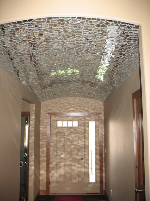 Mirrored Ceiling Modern Entry Other By Stone Creek