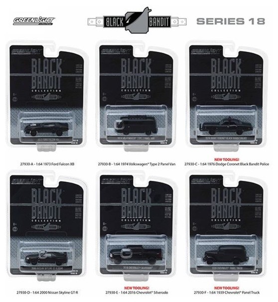 1:64 Black Bandit Series 18-1939 Chevrolet Panel Truck 27930-F By Greenlight 1:64 Black Bandit Series 18-1939 Chevrolet Panel Truck 27930-F By Greenlight
