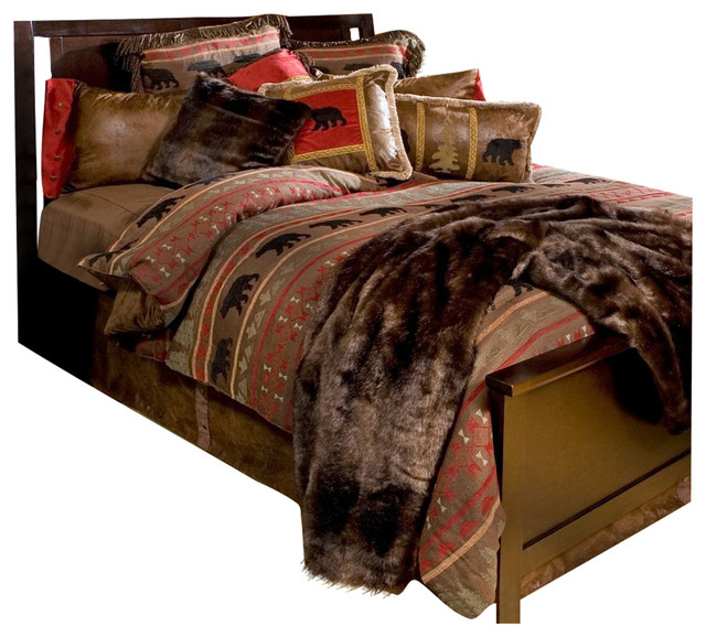 Bear Country Bedding Set Southwestern, King Size Country Bedding Sets
