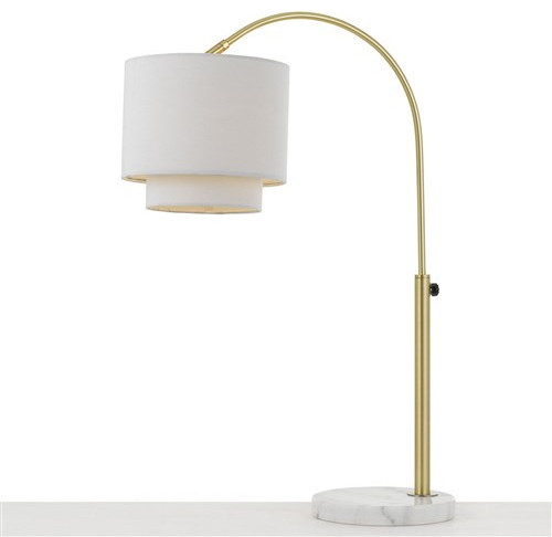 Arched 60W Table Lamp, Nickel - Transitional - Table Lamps - by Timeout ...