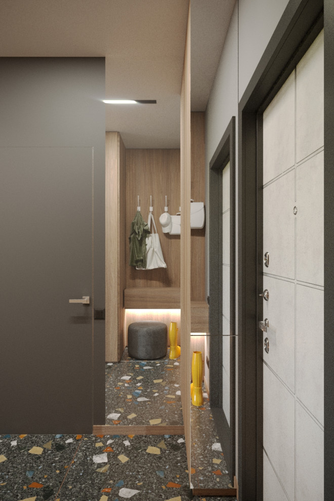 Квартира в современном стиле с яркими акцентами