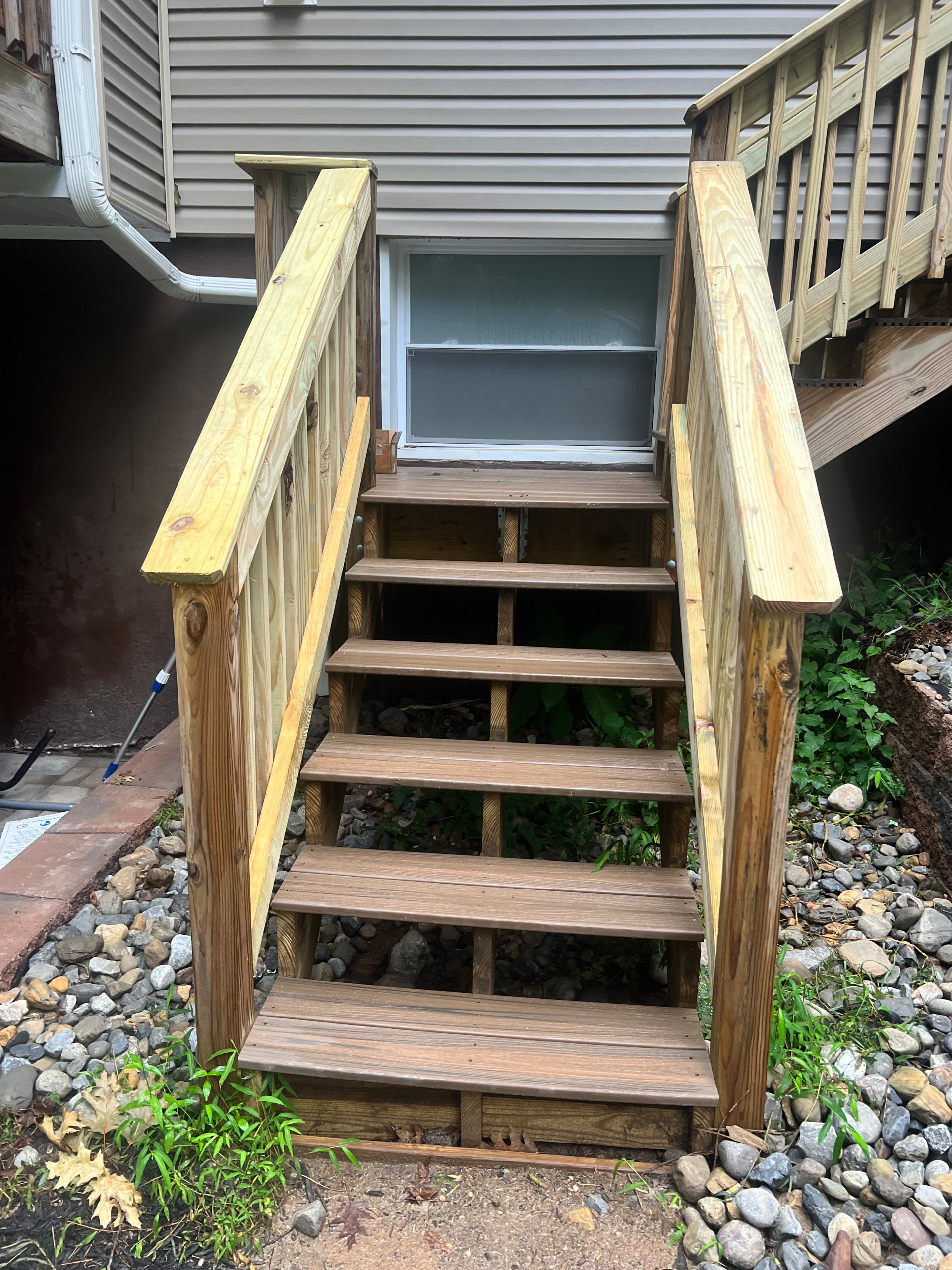 Residential deck construction