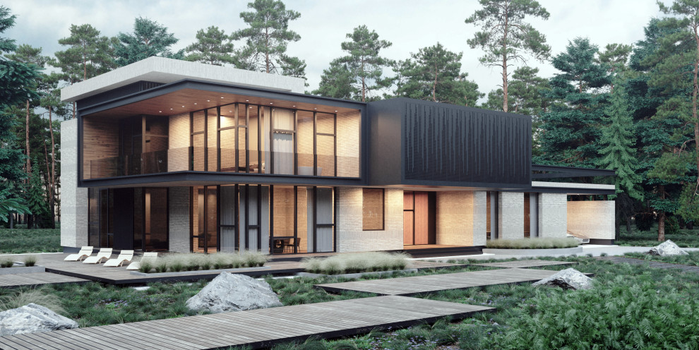 Дом с динамическим фасадом