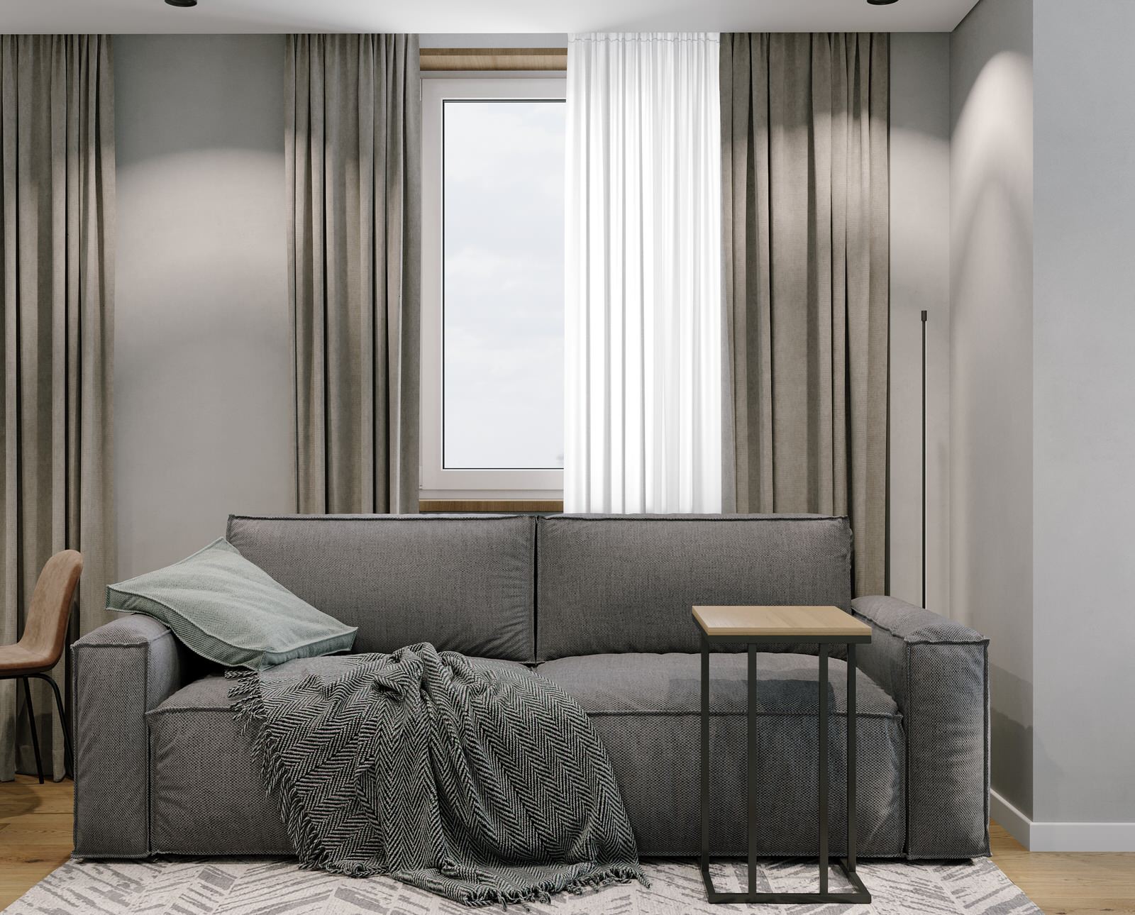 Интерьерное решение квартиры в ЖК "Инновация" - 52,0 кв.м.