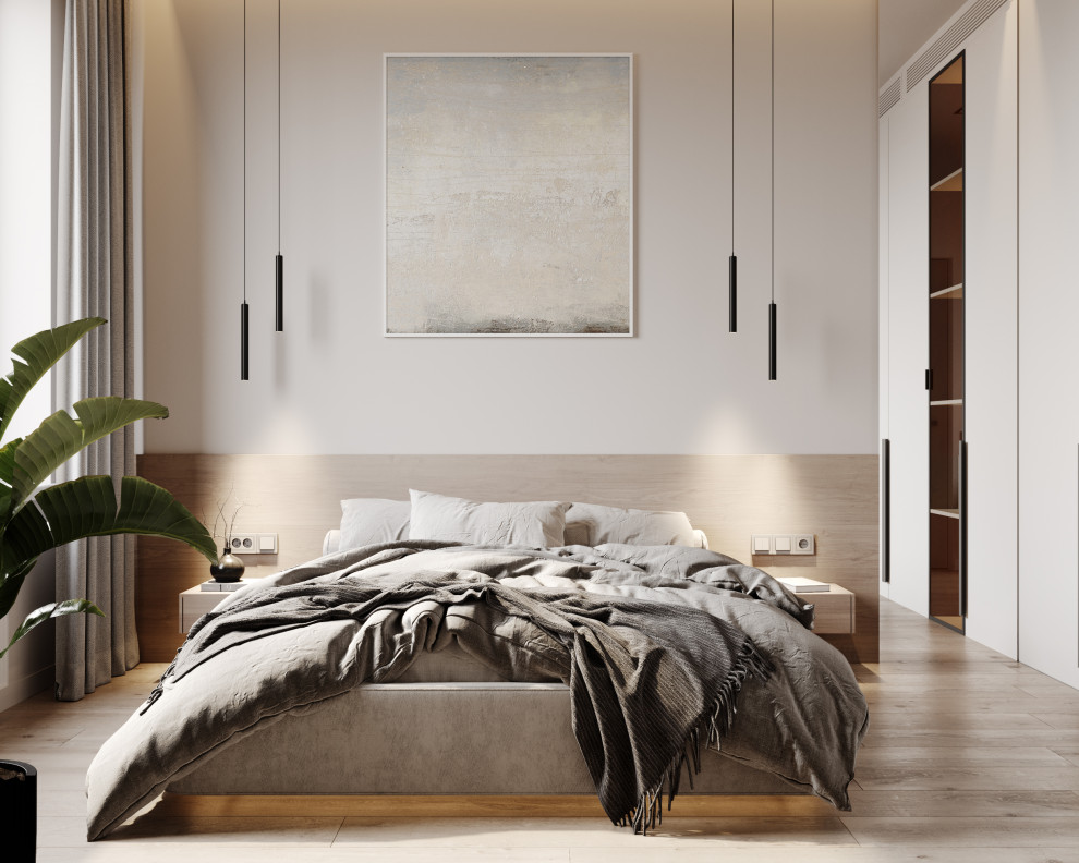 Интерьер спальни в стиле минимализм