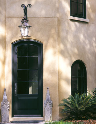 Design ideas for a mediterranean exterior in Charleston.