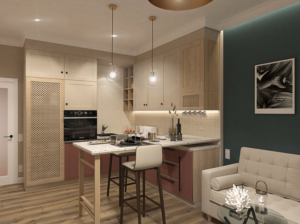 Кухня-гостиная в однокомнатной квартире