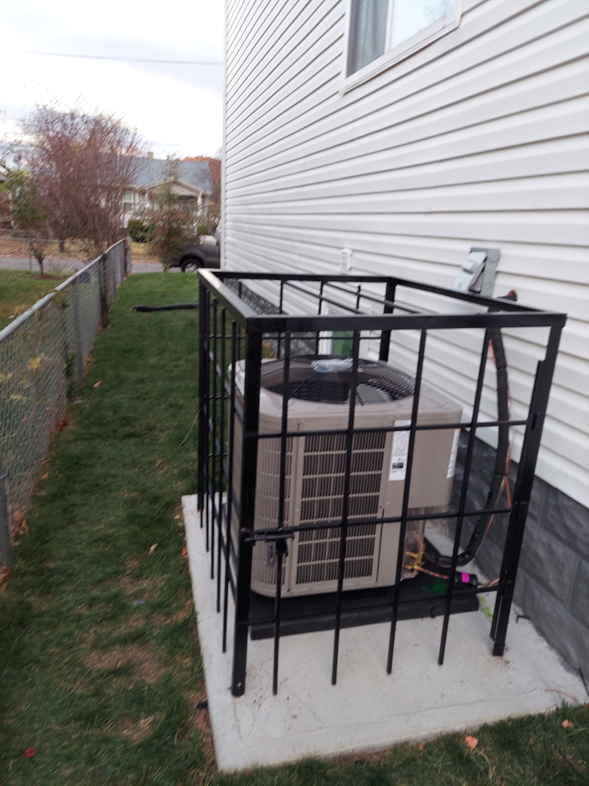 Security Cage for A/C equipment