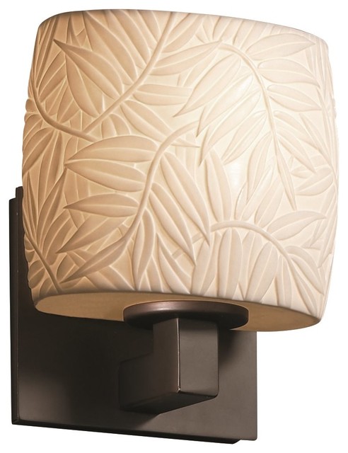 Justice Designs Limoges Modular 1 Lt Wall Sconce Dark Bronze Justice Designs Limoges Modular 1 Lt