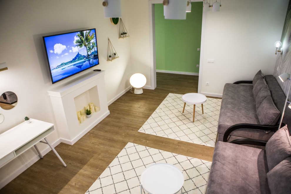 Гостиная сканди