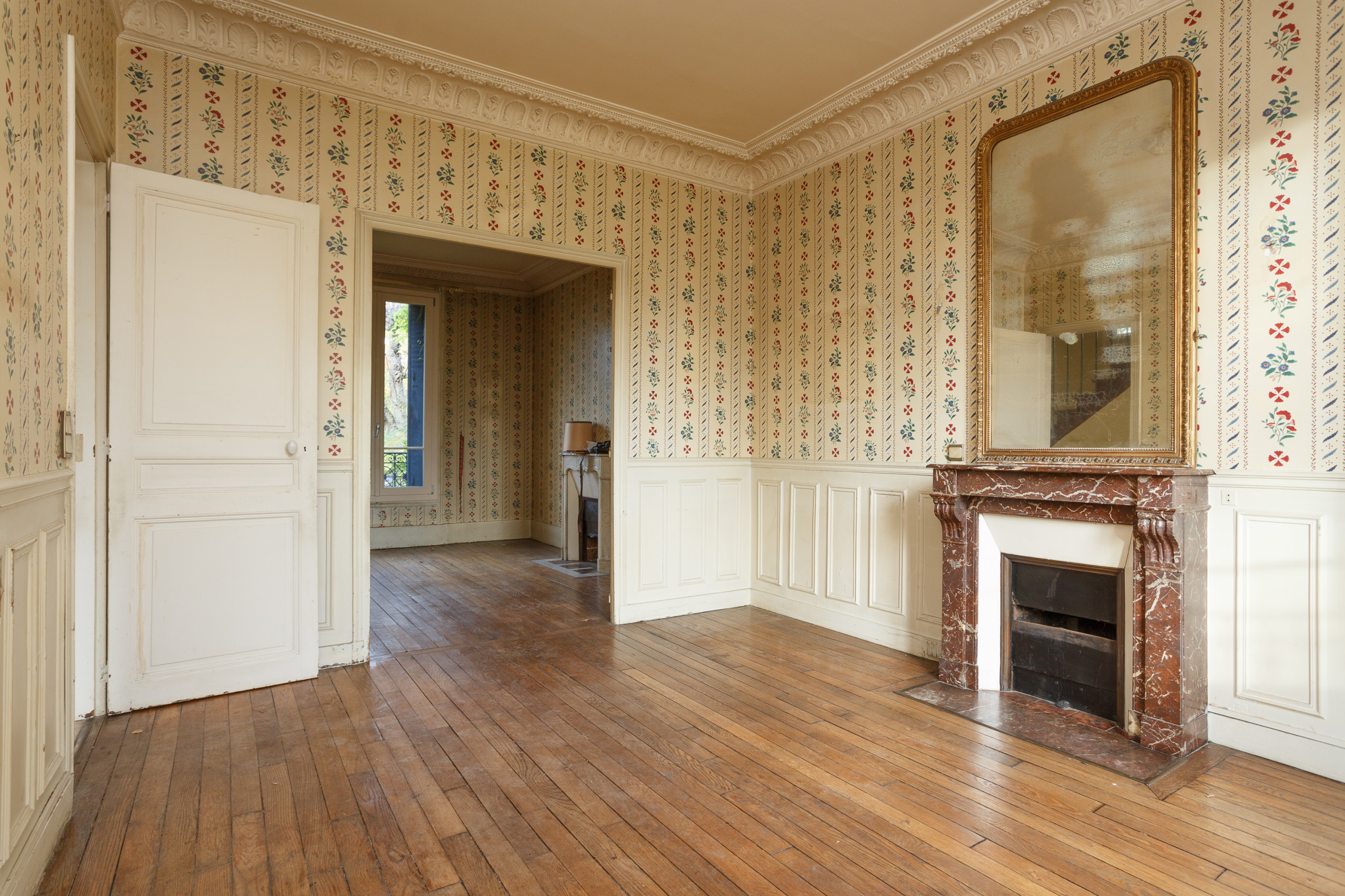 Avanr /Apres une maison de maitre se  réinvente avec brio